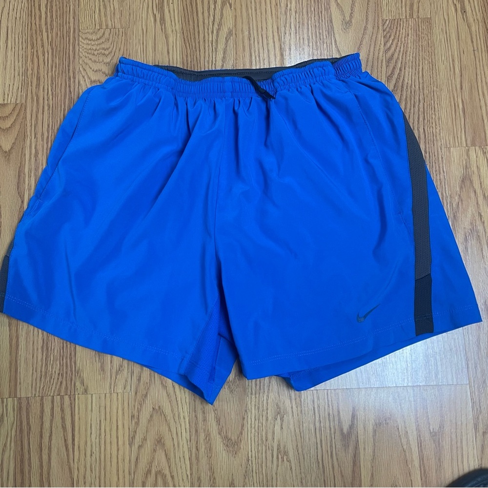 Nike Men's Bright Blue Athletic Shorts